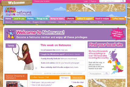 Netmums launches Parent Blogging Network