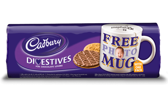 Burton Foods offers free mugs in on pack biscuit drive