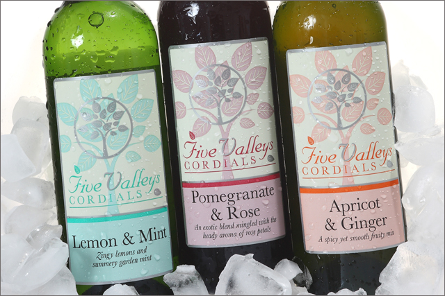 Five Valleys Cordials: stocked exclusively in Waitrose