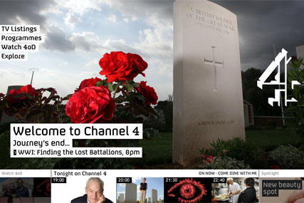 Channel 4: online promotes Richard Davidson-Houston