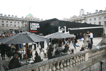 Losberger brings black back as London Fashion Week hits Somerset House: pics