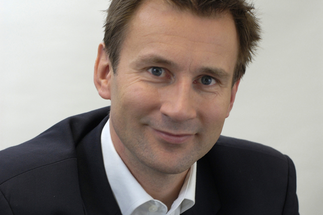 Jeremy Hunt, secretary of state for culture, Olympics, media and sport