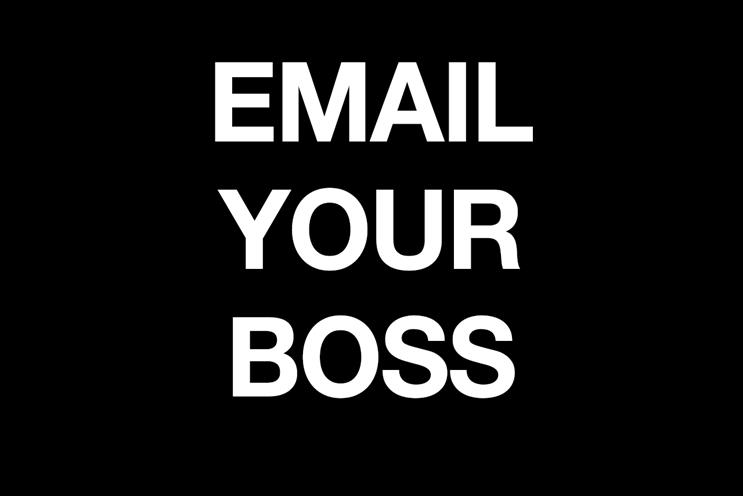 Email Your Boss: initiative urges employees to take action