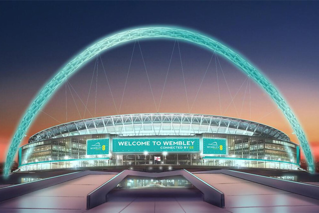 Wembley Stadium connected by EE