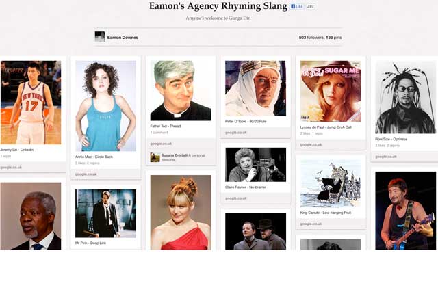 Diary: Adland rhyming slangs