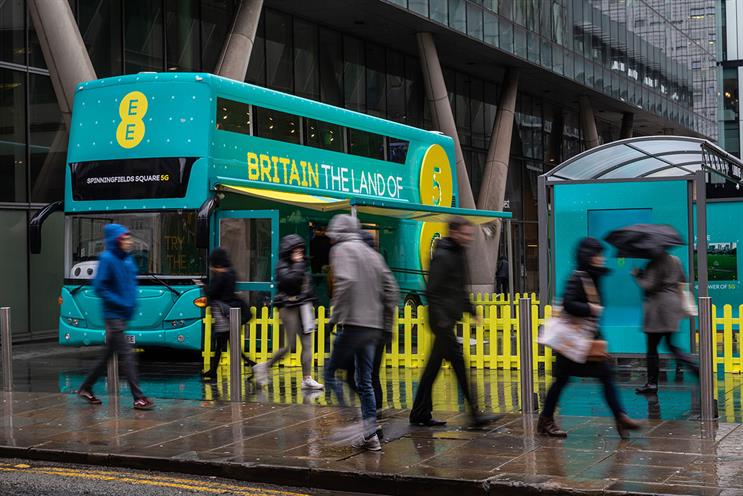 EE: bus will visit cities where EE has switched on 5G network