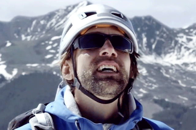 Erik Weihenmayer: stars in Intel's 'look inside' campaign
