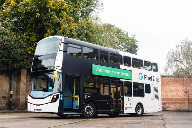 Exterion is rolling out a fleet of 20 digitally-wrapped London buses