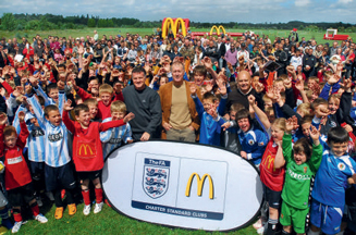 McDonald's in football push