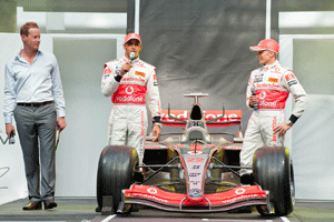 F! team McLaren was at Westfield London