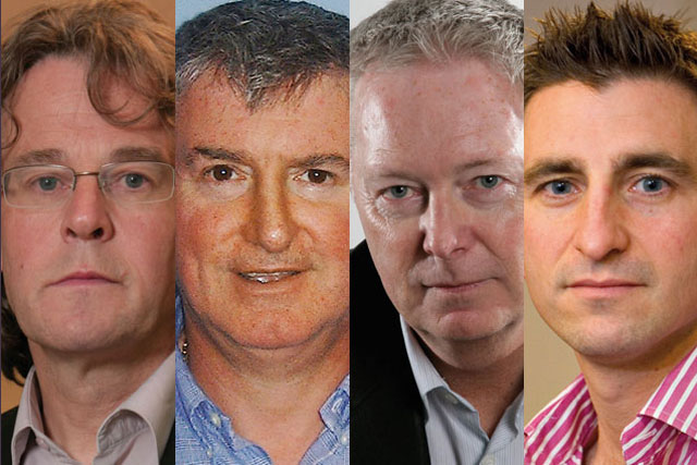 Chris Hayward, Steve Platt, Chris Locke and Andrew Stephens