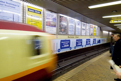 Glasgow subway: will be equipped with Wi-Fi and 3G technology