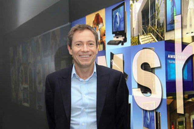 Simon Sugar: chief executive of Amscreen