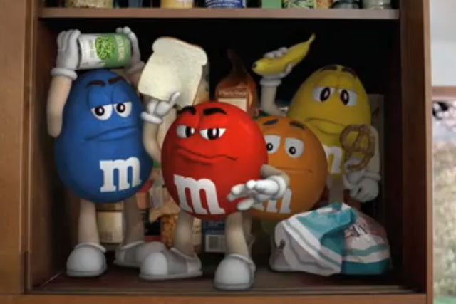 m&m ad