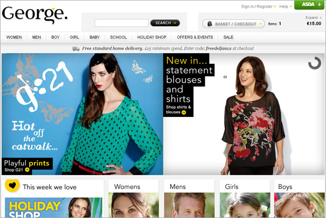 Asda plots online boost for George clothing brand