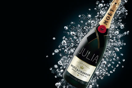 Social media strategy among LVMH champagne brands