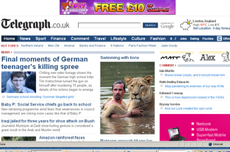 Telegraph.co.uk attracts majority of readers in February