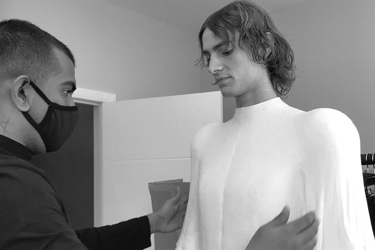 London Fashion Week: Kaushik Velendra preparing to shoot his digital content