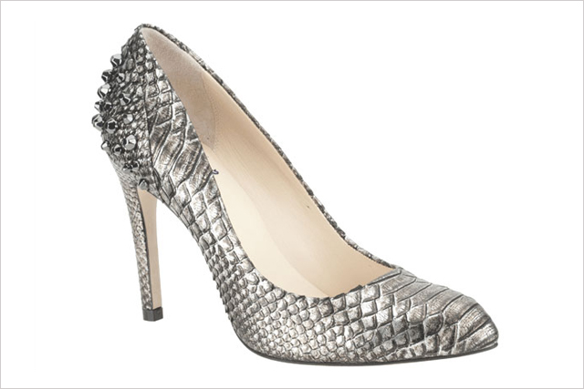 Clarks hot sale snakeskin heels