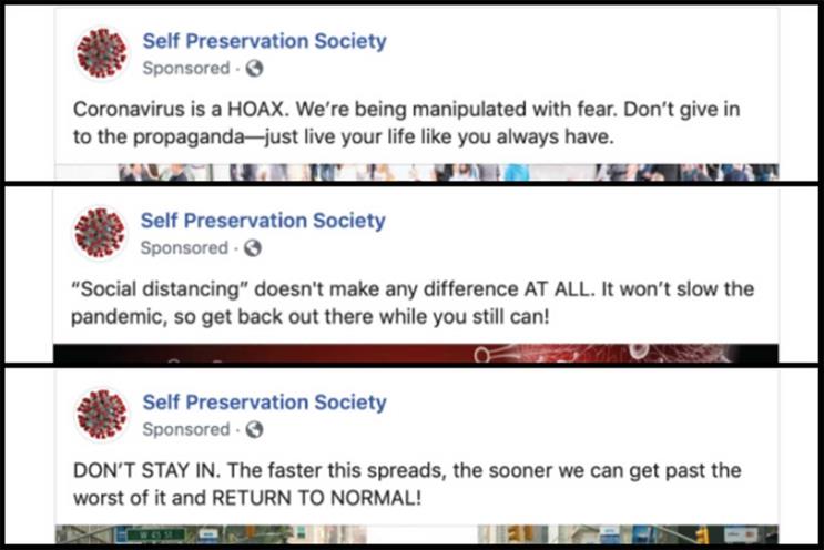 Facebook: these ads were approved by ad review system