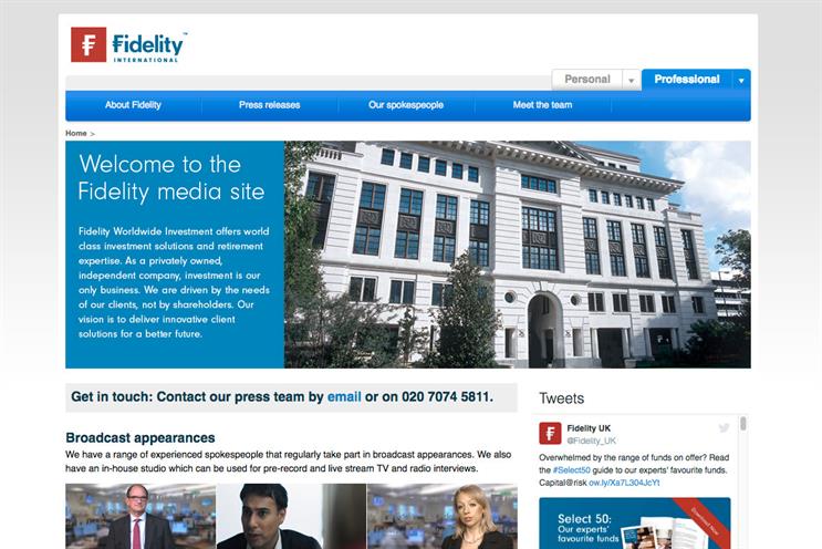 Fidelity International: awards media account to MEC