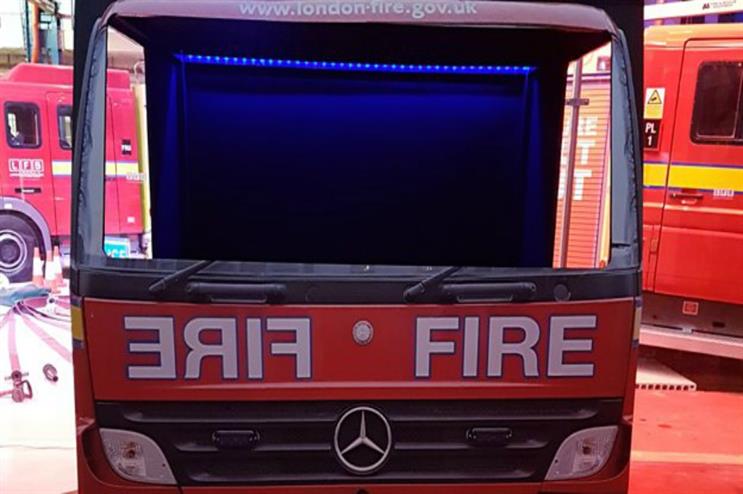 BBC unveils VR film of blaze at London Fire Brigade pop-up museum