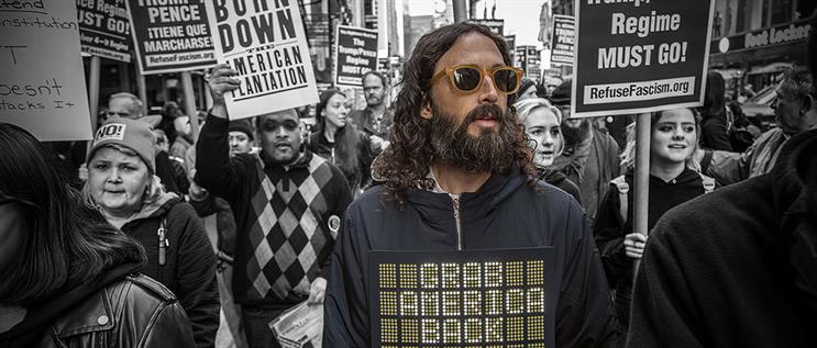 Folk Clothing wearable tech Protest Jacket by Brothers and Sisters