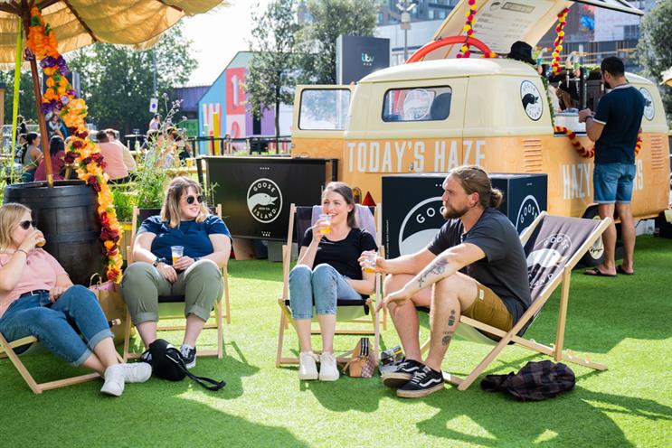 Goose Island: tropical theme is inspired by the flavours in the beer