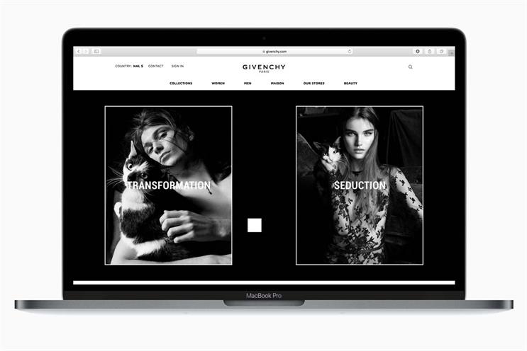 Givenchy launches new ecommerce platform