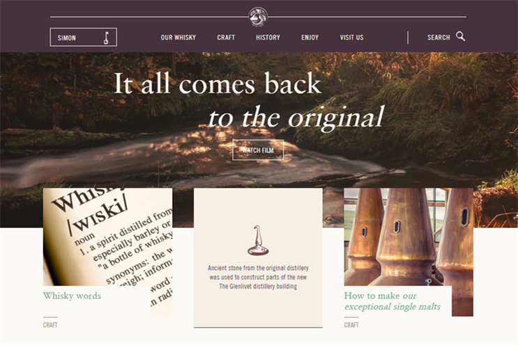 Pernod Ricard's Glenlivet puts loyalty at the heart of its new online presence