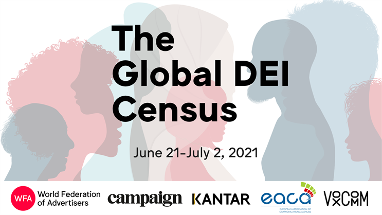 Global DEI Census: supporters include pk10 and Kantar