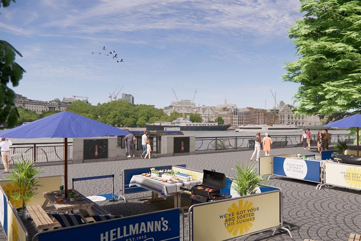 Hellmann鈥檚: a selection of food and condiments will be provided