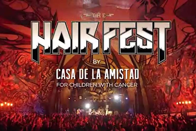 Hairfest: attendees at metal festival paid for entry with hair donation