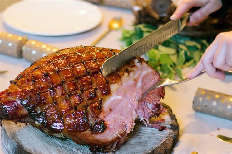 CRU café use a sticky coffee glaze to twist up a traditional cooked ham