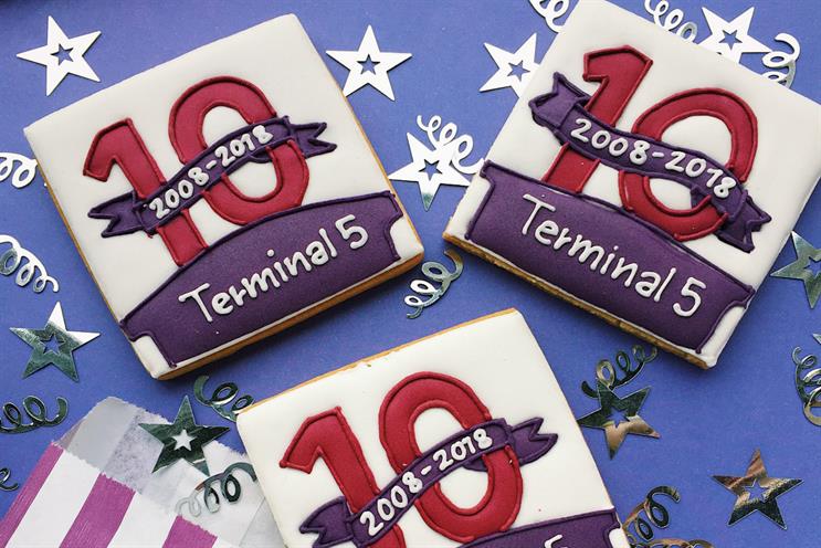 Heathrow builds Lego birthday card for Terminal 5 anniversary celebration