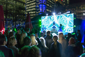 RPM's UV-light activation at Heineken's latest Design Night event