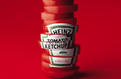 Affiche Advertising - Heinz Slide bottle