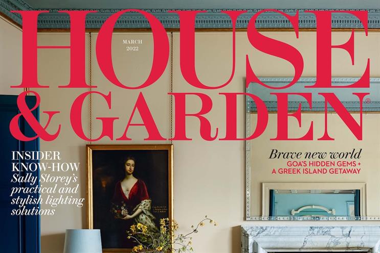 House & Garden: Condé Nast title benefitted from an 8% rise in actively purchased circulation