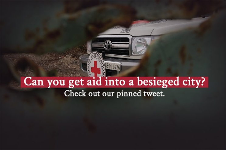 ICRC: using Twitter for an interactive storytelling initiative