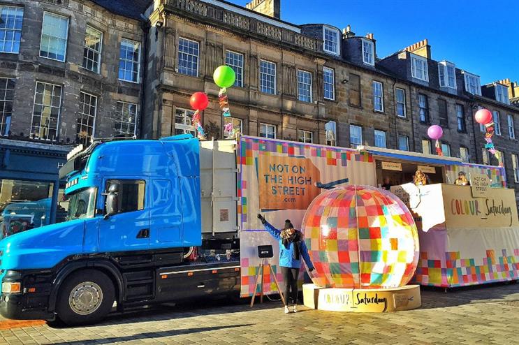  Not on the High Street launches 'Colour Saturday' tour