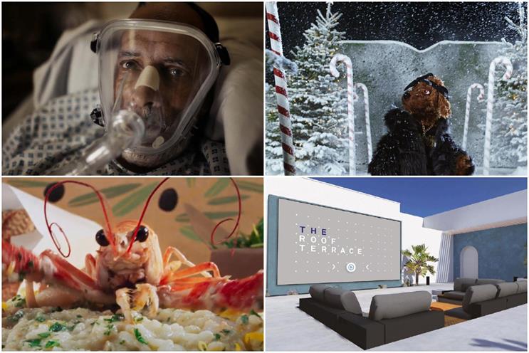 Interpublic agencies (clockwise from top left): MullenLowe, McCann, Momentum and Initiative