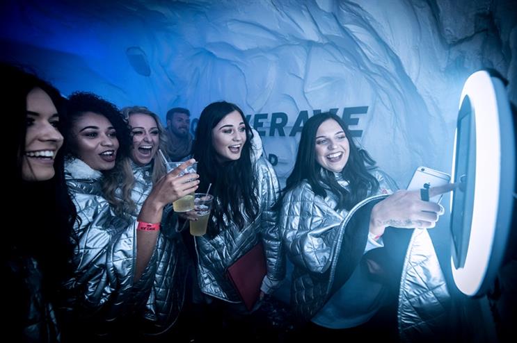 Coors Light: hosting ice cave rave in Glasgow