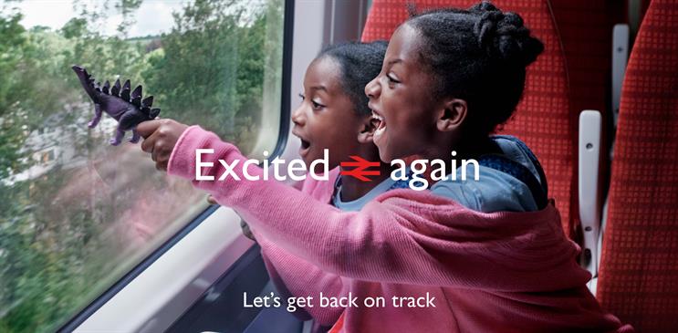 Excited again: The campaign celebrates rail's role in connecting people and places