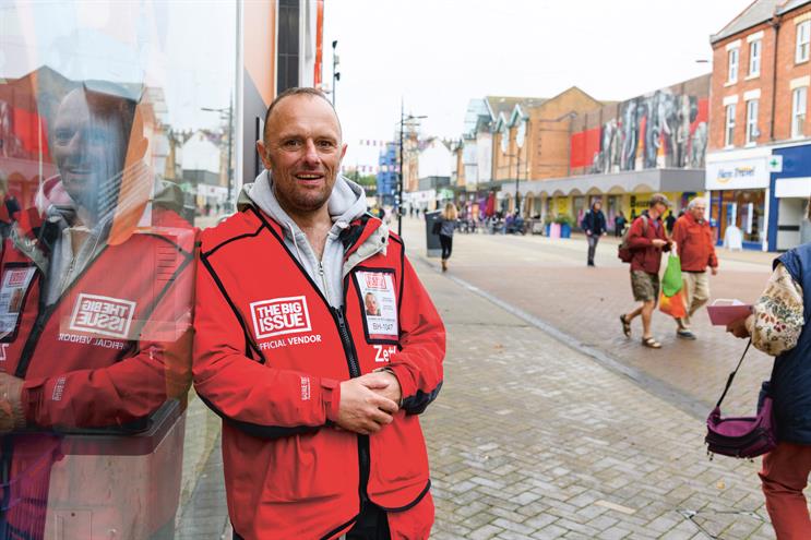 Big Issue: vendors given free data plans (Image credit: Exposure Photo Agency)