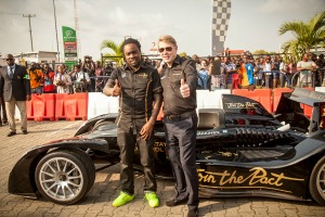 The Johnnie Walker activation featured Mika Häkkinen