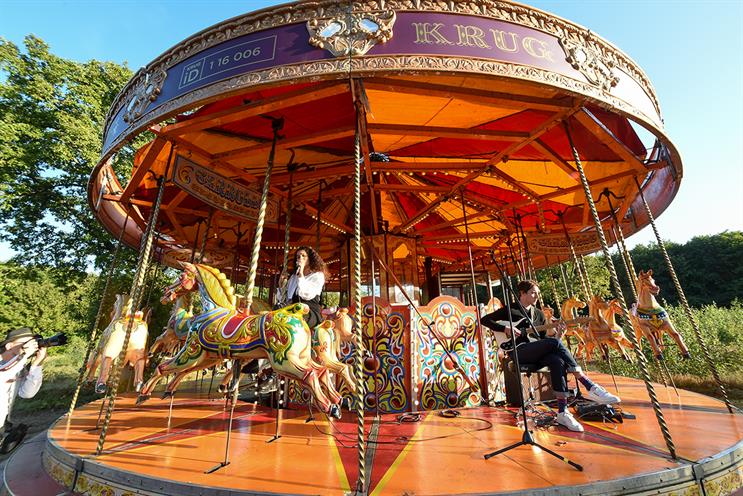 Krug: fairground-style design