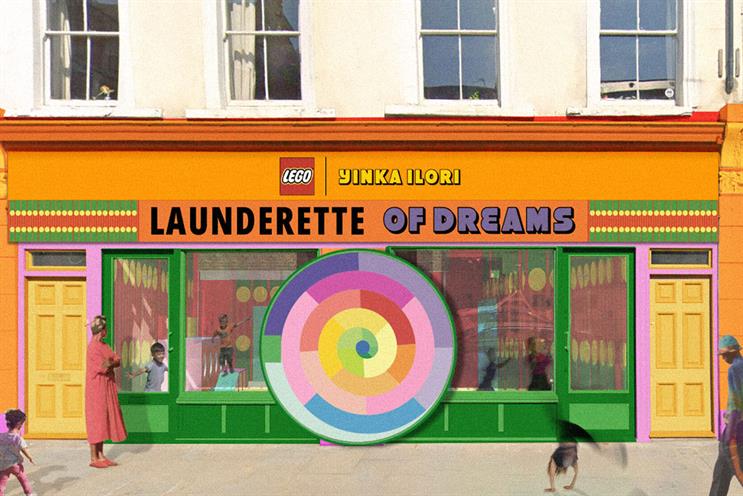 Lego: Ilori's design uses his signature colourful style