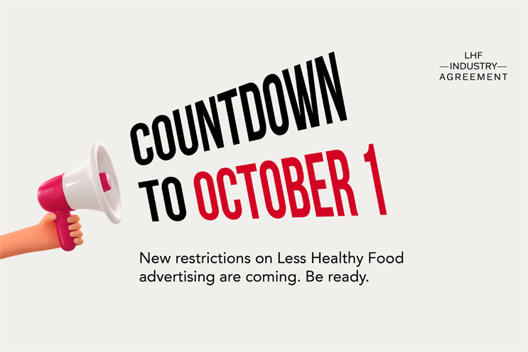 Less healthy foods: voluntary industry agreement means ads for LHF products will be restricted from 1 October