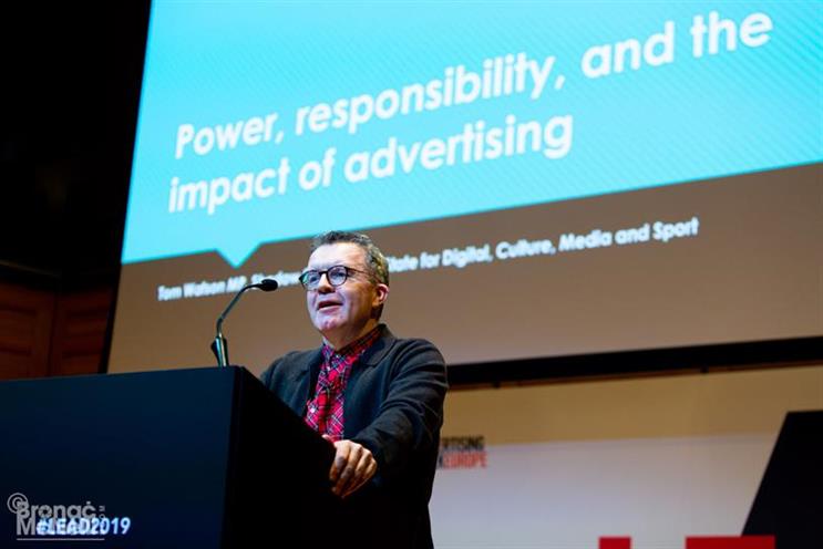 Watson: speaking at Lead last week