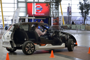 Nissan Leaf launches at The O2